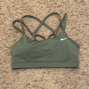 Army Green Nike Sports Bra